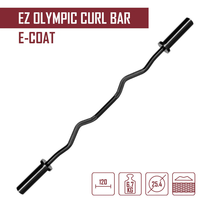 EZ Olympic Curl Bar - Black E-Coat