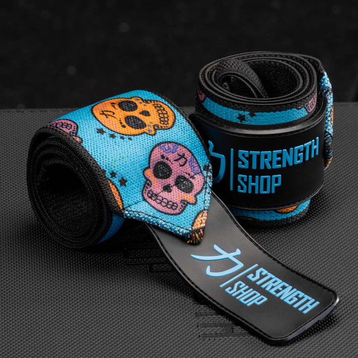 Zeus Wrist Wraps - Skull - IPF Approved