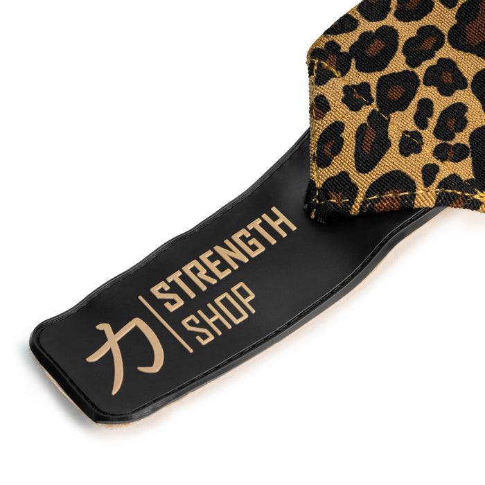 Zeus Wrist Wraps - Leopard - IPF Approved