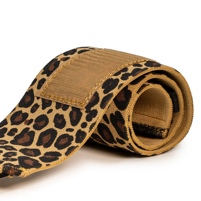 Zeus Wrist Wraps - Leopard - IPF Approved