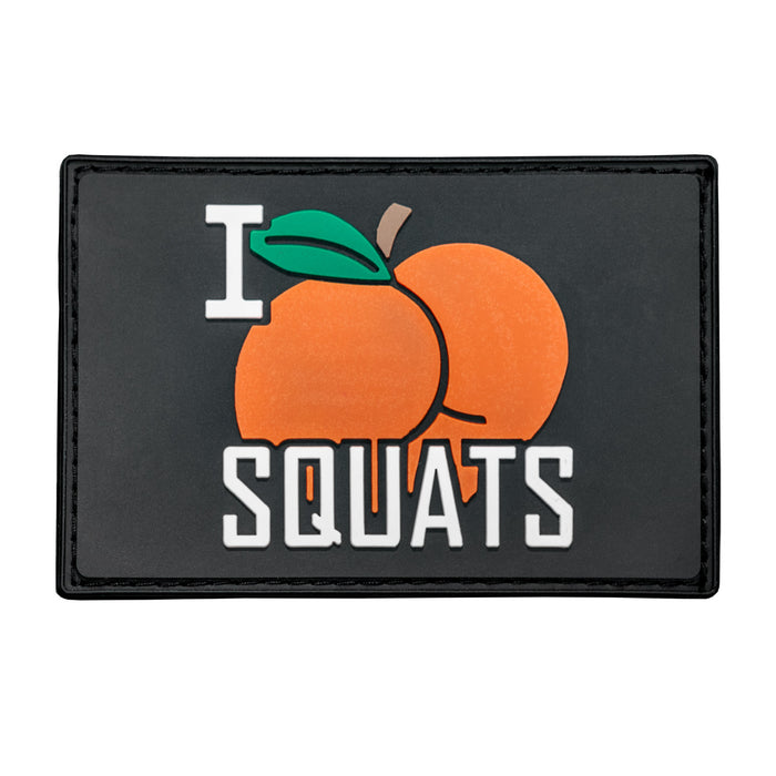 Backpack Patch - I Love Squats - Peach Edition