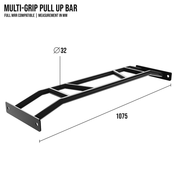 Multi-Grip Pull Up Bar | MRR Compatible - Strength Shop