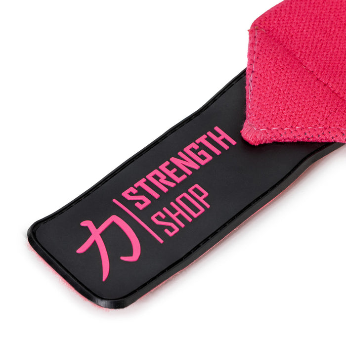 Zeus Wrist Wraps - Pink - IPF Approved