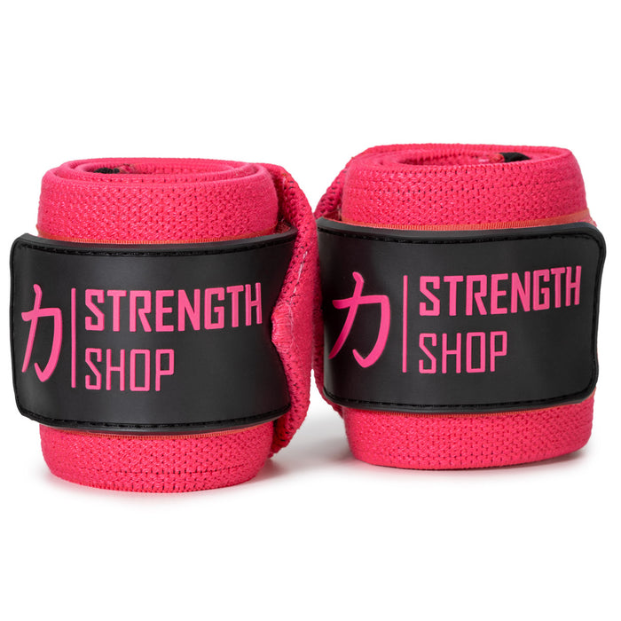 Zeus Wrist Wraps - Pink - IPF Approved