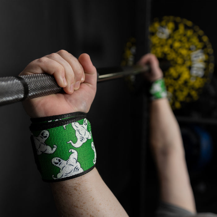 Zeus Wrist Wraps - Ghost - IPF Approved