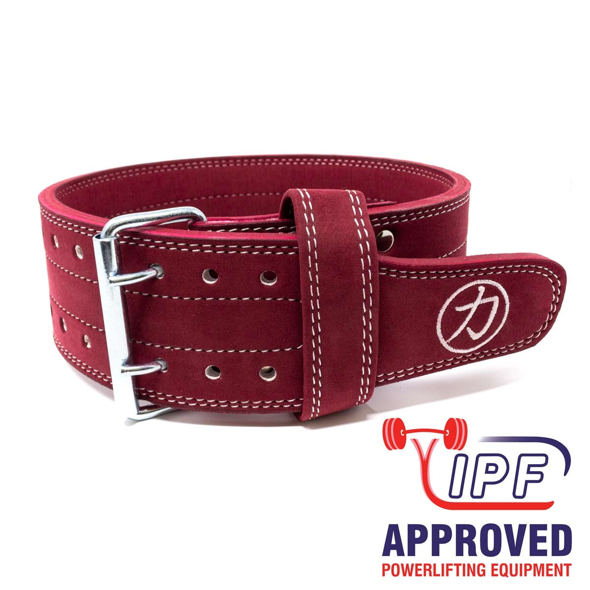 13MM SINGLE PRONG BELT XL (38’’ - 44’’) - IPF APPROVED - RED + more authentic